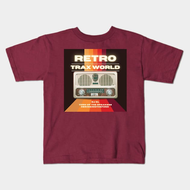 El retro radio Kids T-Shirt by It’s a DJ’s Life